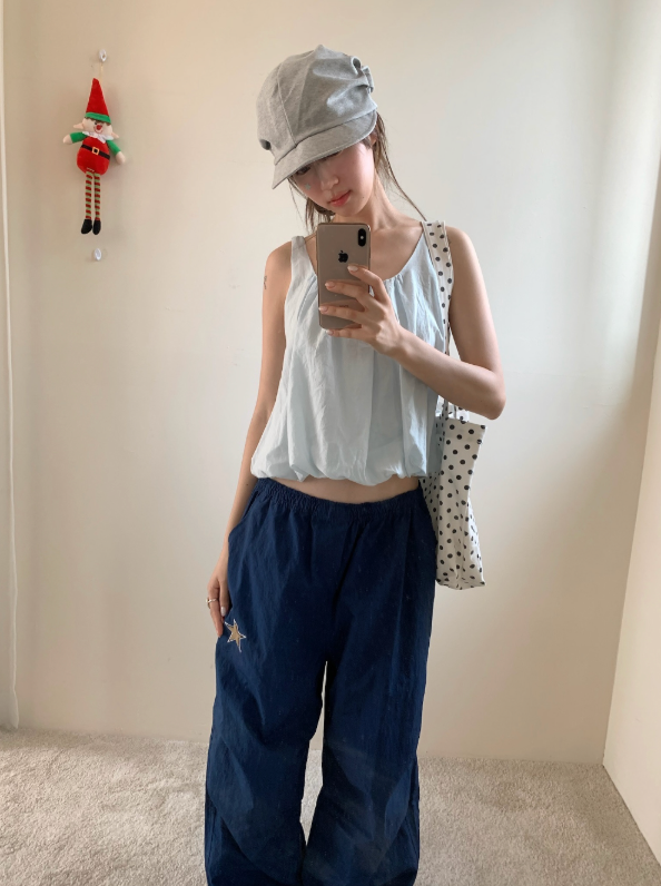 pumpkin sleeveless