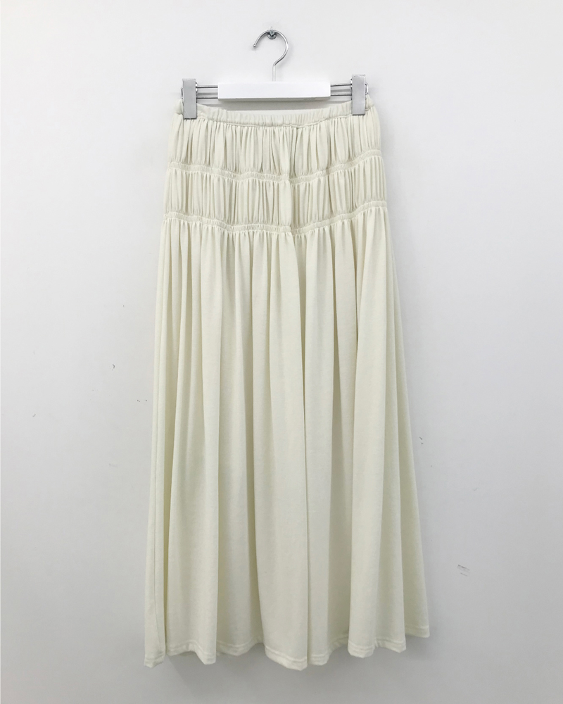 Sor Shirred Long Skirt (4color)