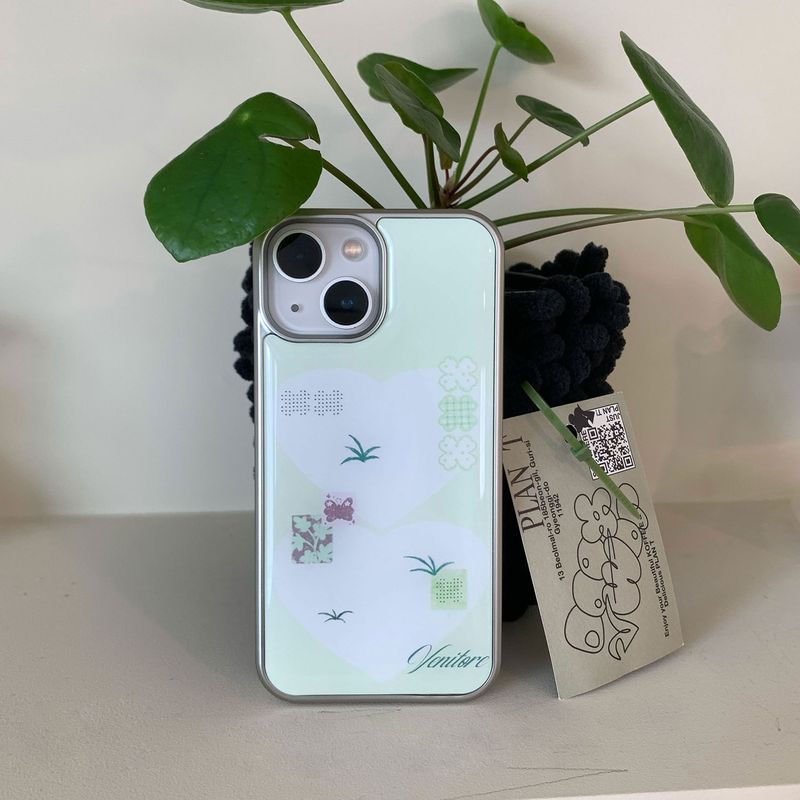 [MADE][Epoxy Silver Bumper Case] Spring-Scented Pieces