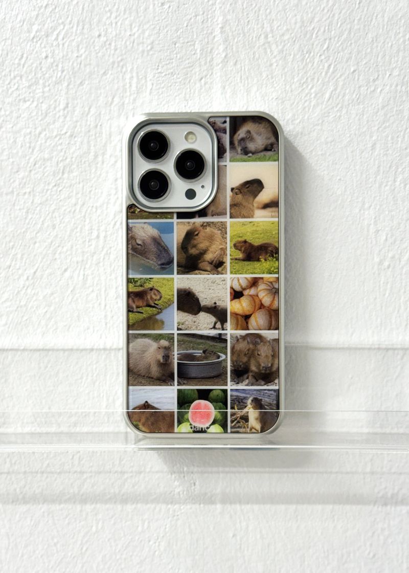 [MagSafe] MUSE’S GUARDIAN - CAPYBARA (SILVER BUMPER)
