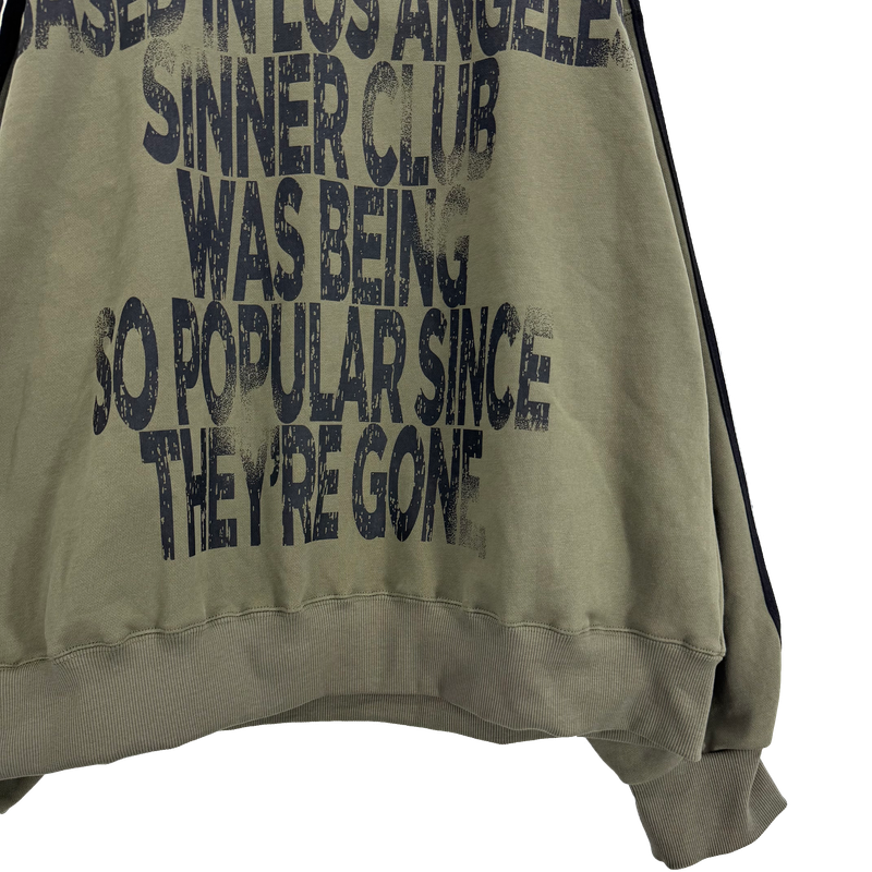 world tape half-zip sweatshirt