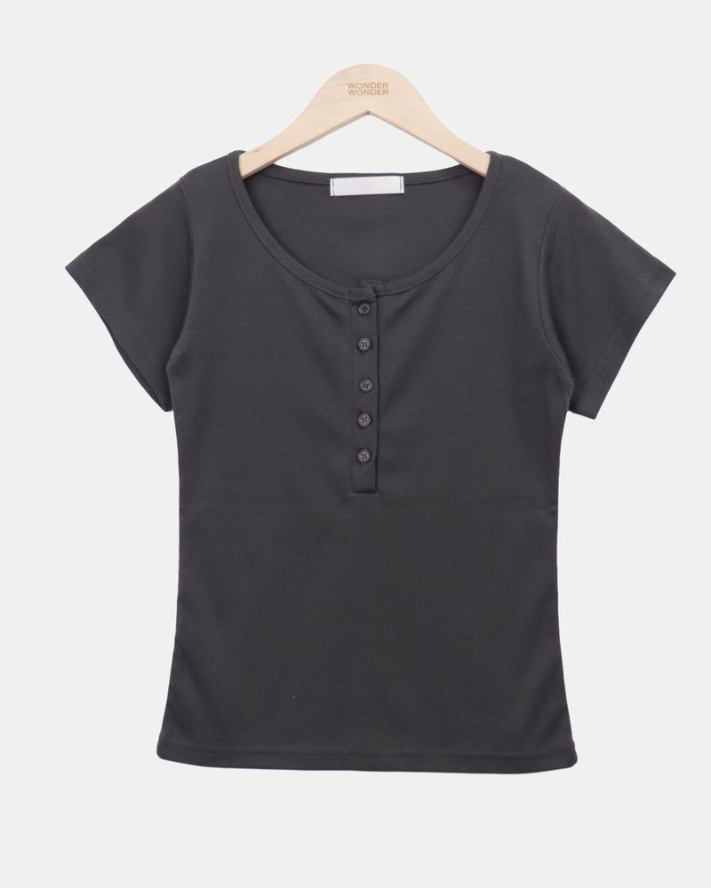 Muro Button Short Sleeve T-Shirt