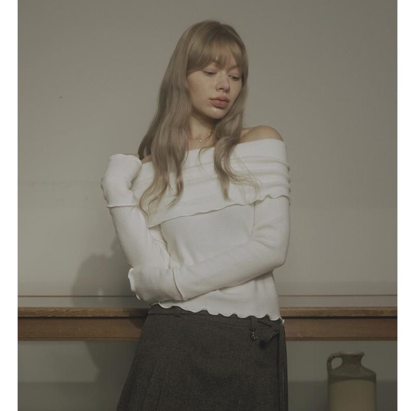 CLOUDY OFF SHOULDER-IVORY