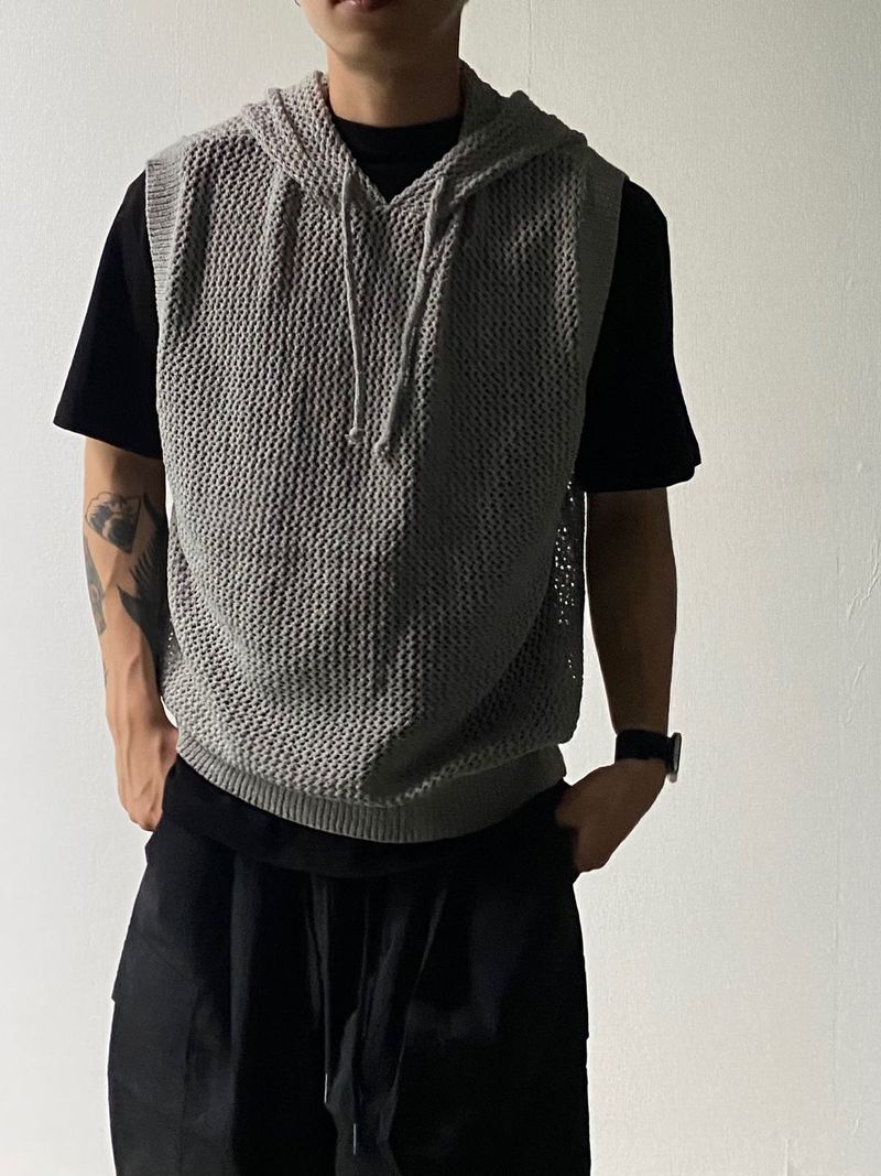 Net Hooded Vest 3C