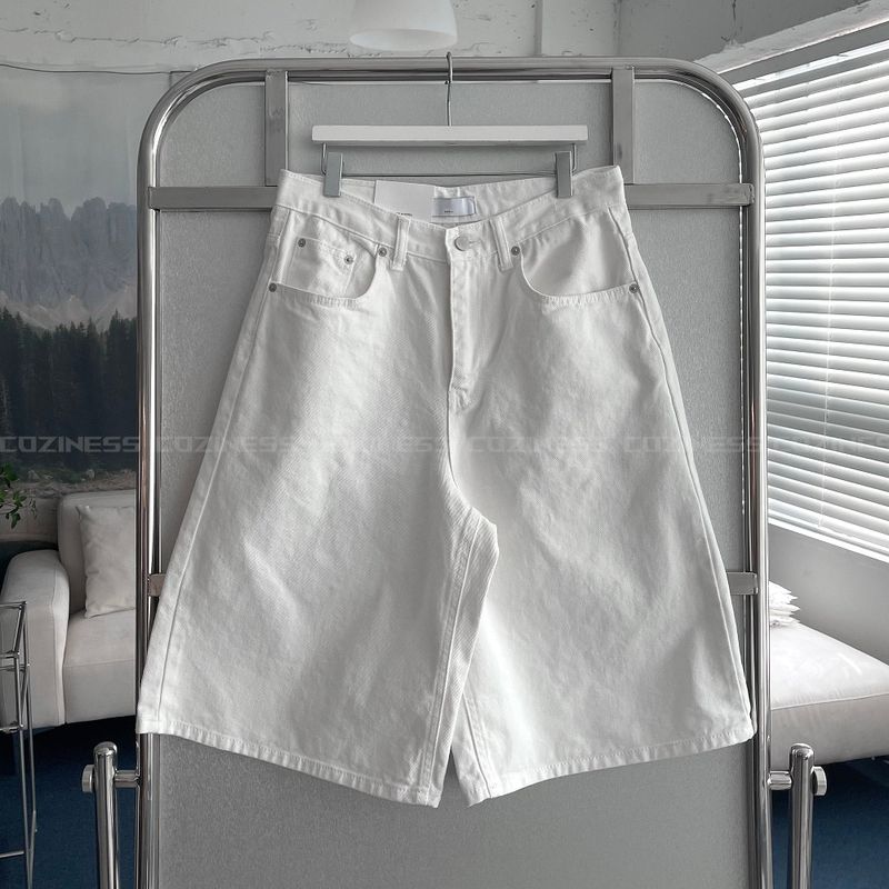 TR2486 White Bermuda Pants (S ~ L)