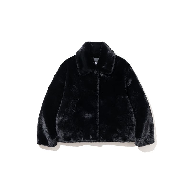 Soft Love Fur Jacket (Black)