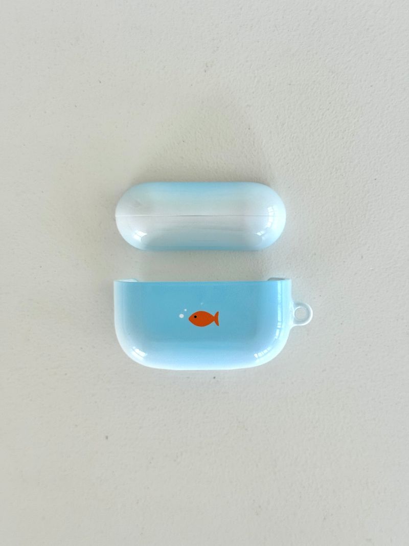 BLUE GOLDFISH Airpods Case