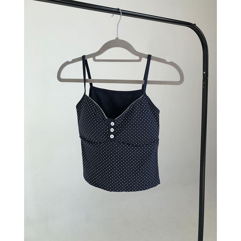 Dot Lace Sleeveless