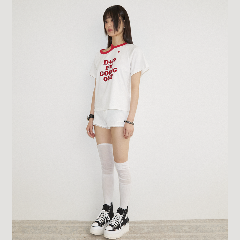 LINGER DADY T-SHIRT RED