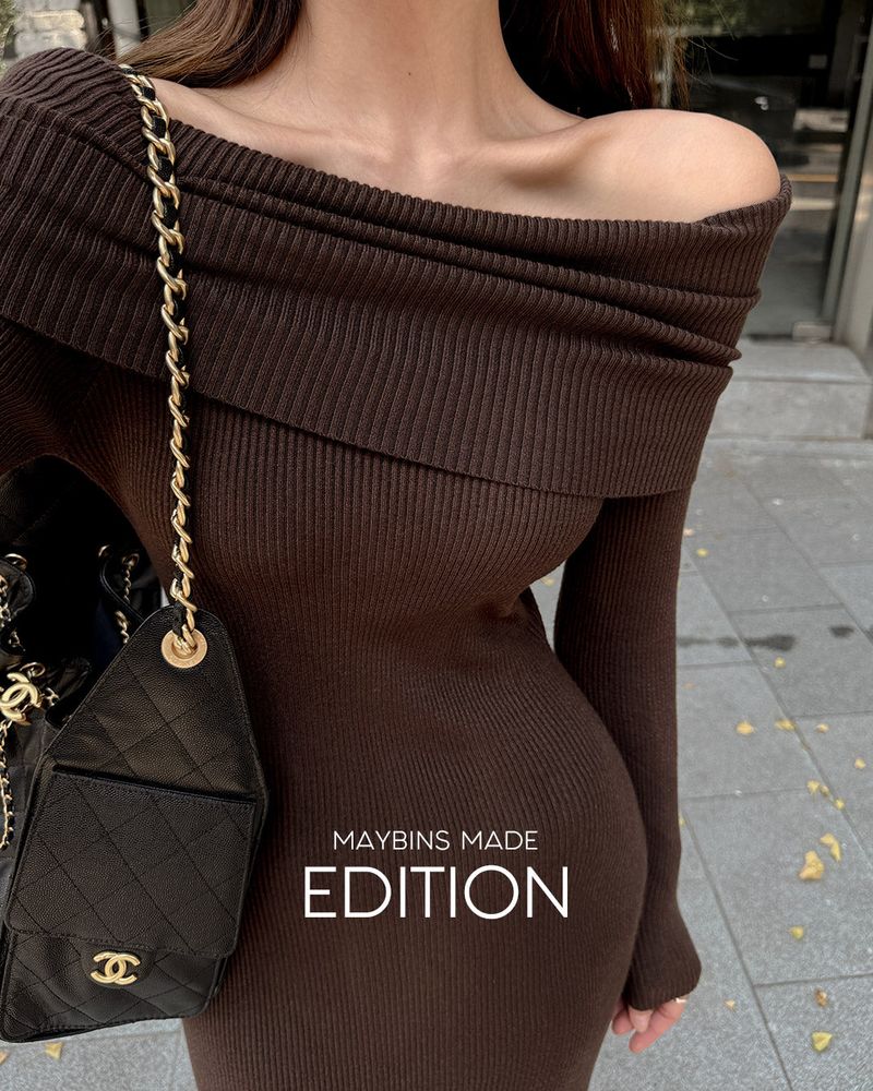 MADE. Helan knit long dress