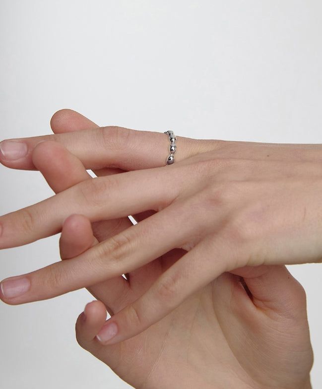 26SS★ Ice Cushion Silver Ring M