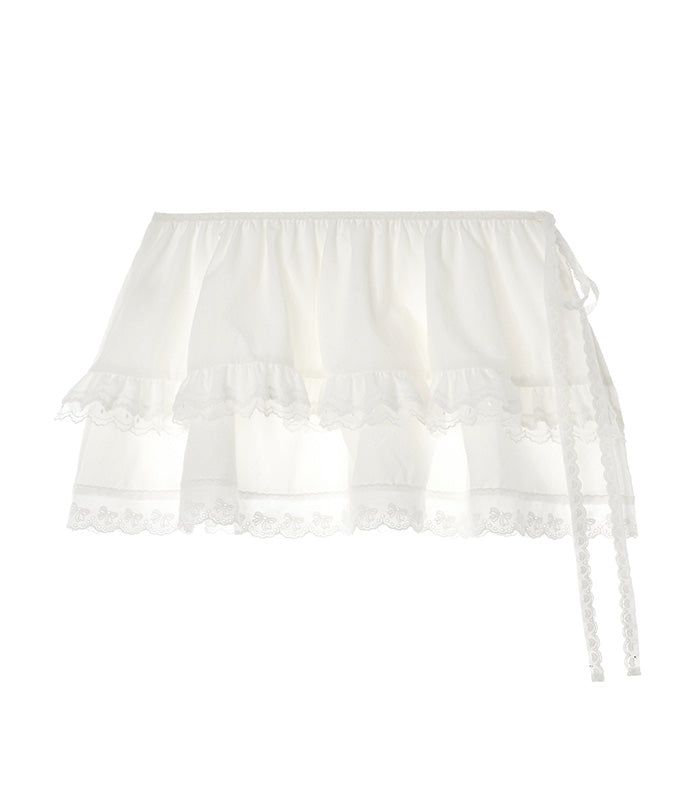  lace wrap skirt_white