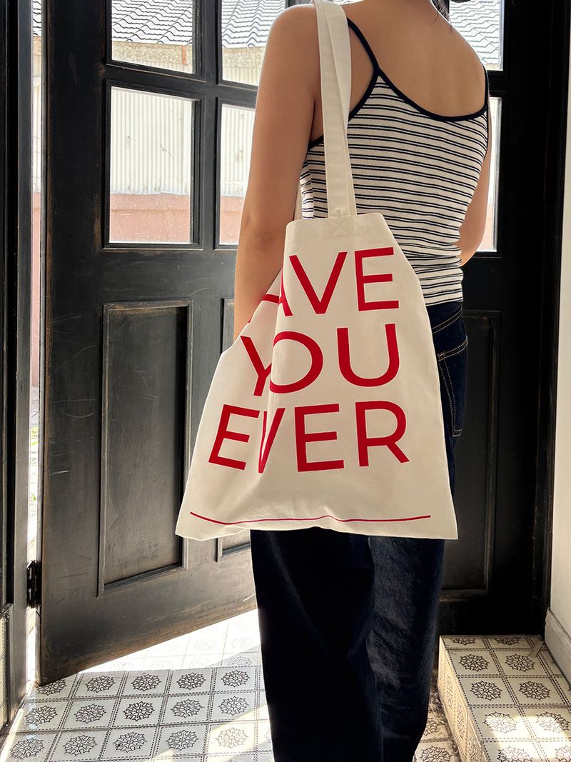 Lettering eco bag