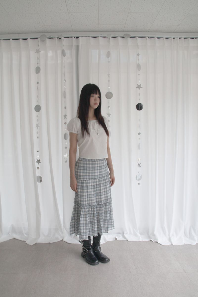 Soft Shirring Blouse