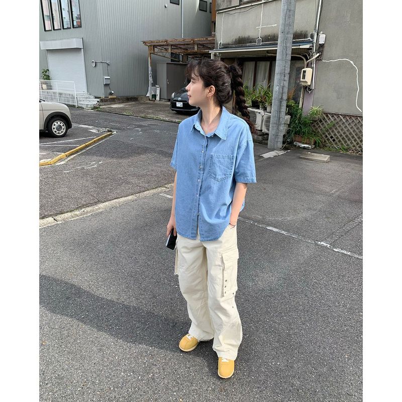 Mundeely denim shirt