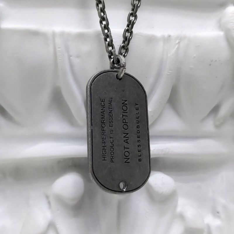 [BLESSEDBULLET]DOGTAG II CHAIN NECKLACE_MINI