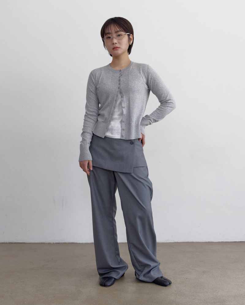 Layered Skirt Pants