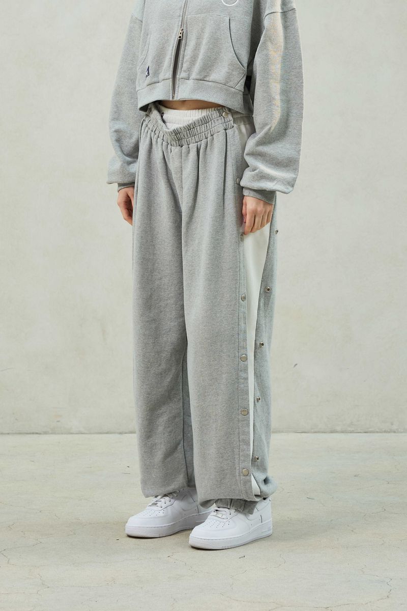 PITA SNAP OFF SWEAT PANTS / MELANGE