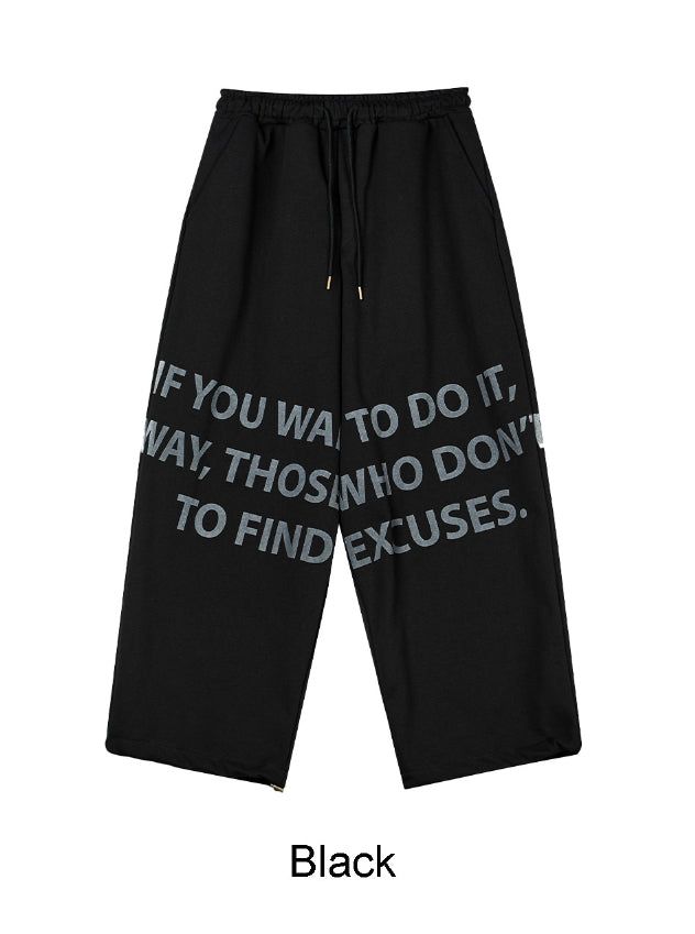 Freno Lettering Sweatpants