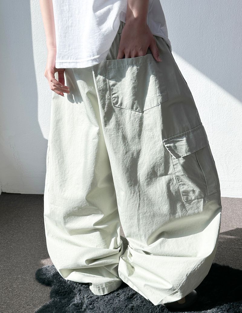 Molpure Cargo Balloon Fit Pants 4color