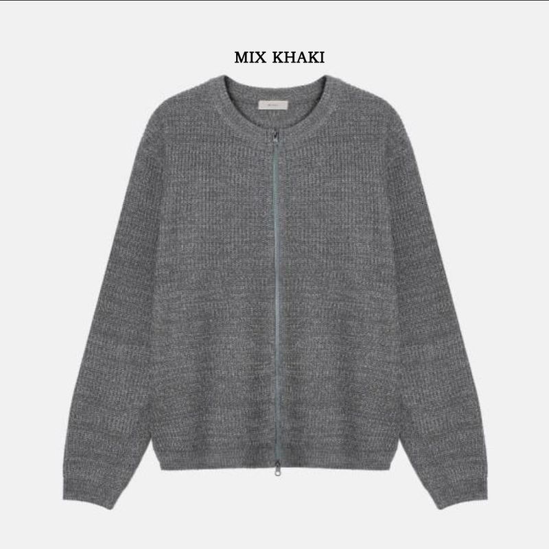 AMBLER ROUND ZIPUP KNIT