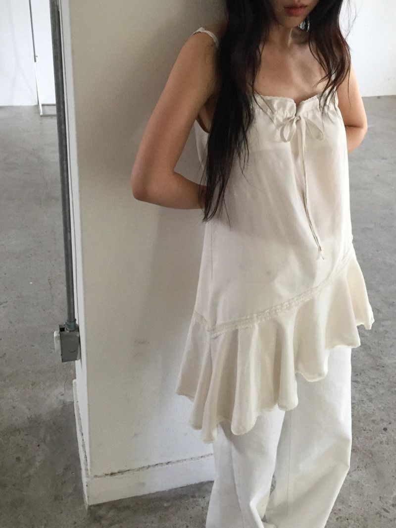 Kitten（キッテン）の「Rib Unbalanced Dress (3 colors)（Dresses）」