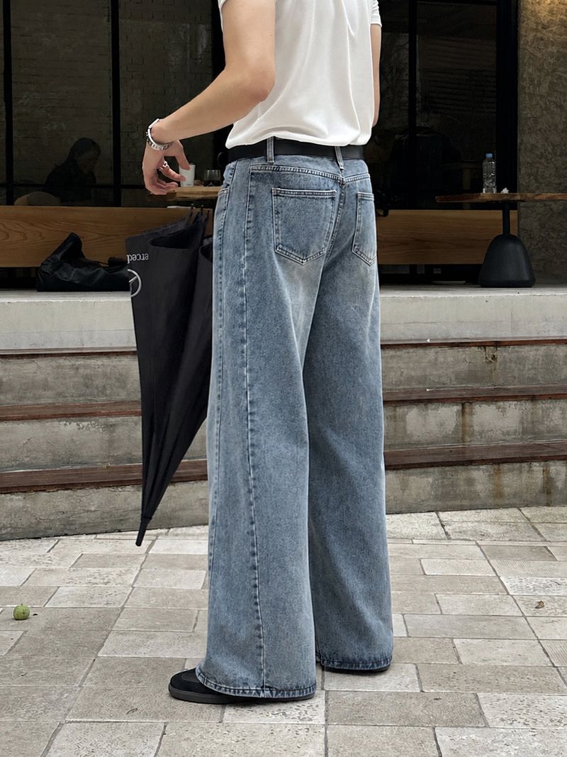 LMN Mer Cut Flare Fit Denim Pants (6 colors)