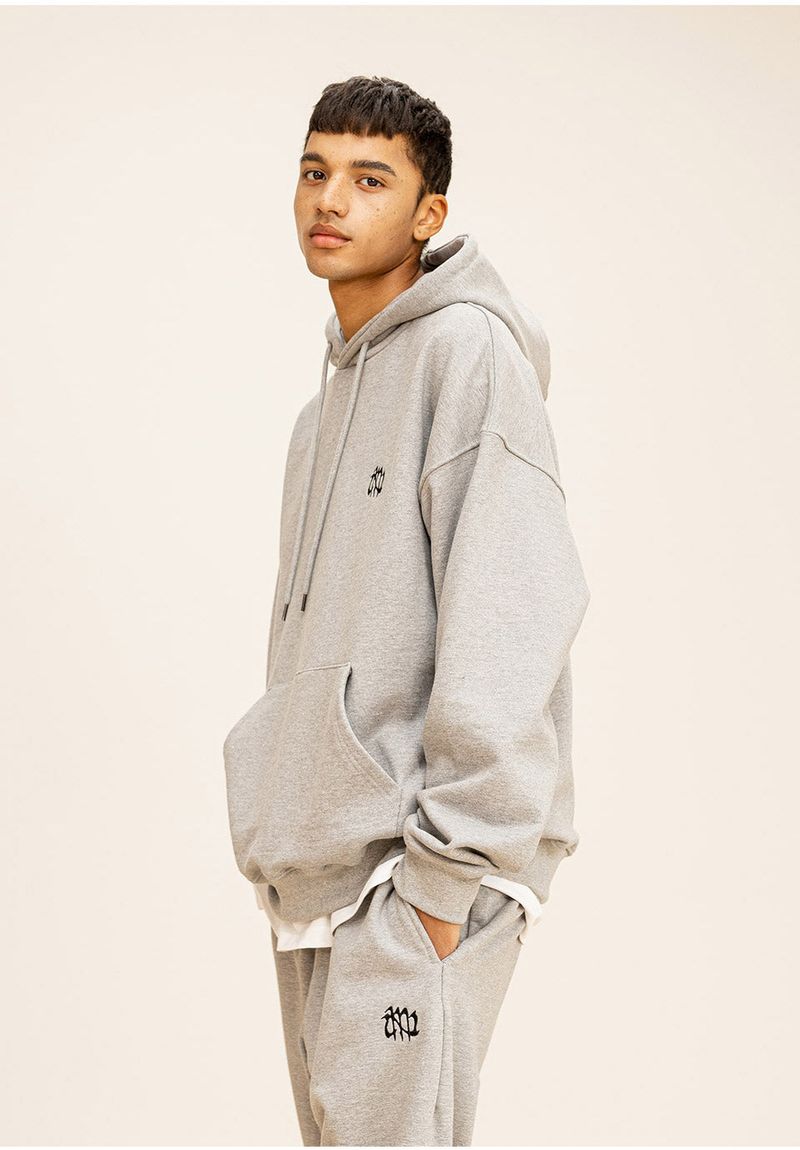 GRATING EMBLEM OVERSIZED HOODIE
