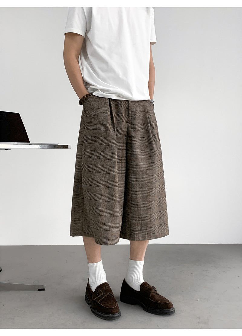 Hector Check Wide Culottes