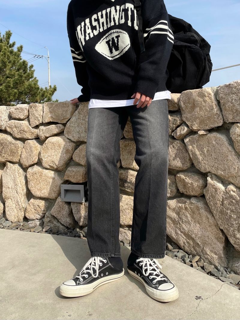 BRUSH SEMI DENIM PANTS(4COLOR)