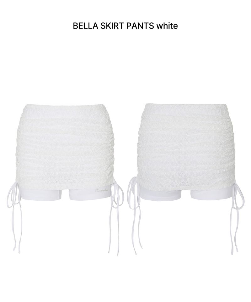 BELLA SKIRT PANTS white