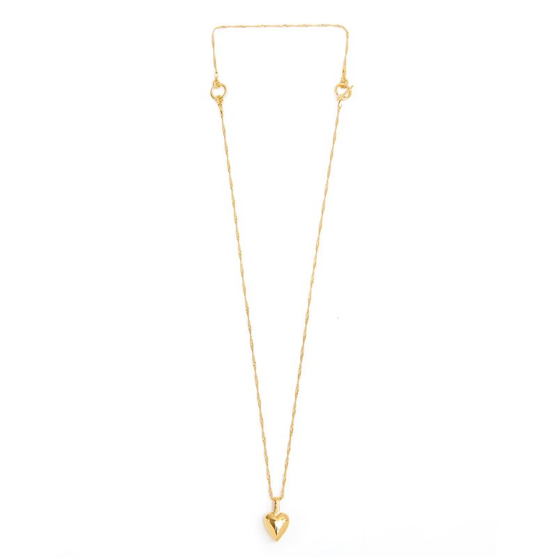 Dreamy Heart Necklace_Gold