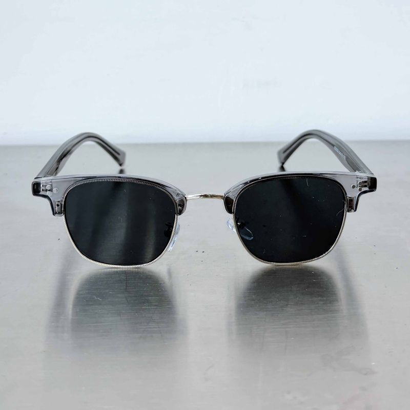 Smoke Grey Transparent Sunglasses