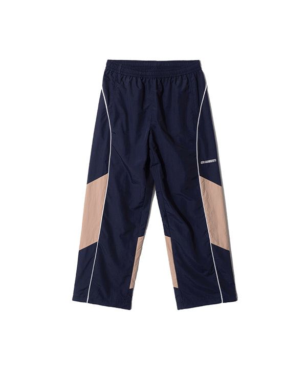 QT8 GARMENTS（キューティーエイトガーメント）の「LB Track Pants (Navy/Beige)（Pants）」