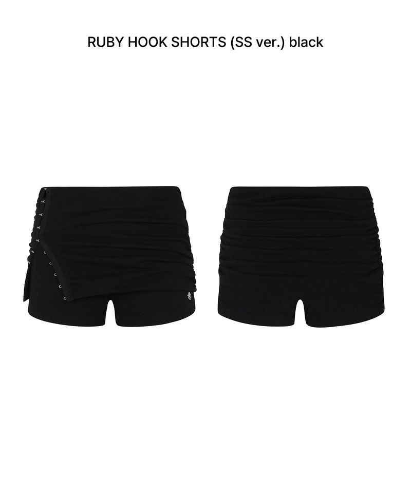 RUBY HOOK SHORTS (SS ver.) black