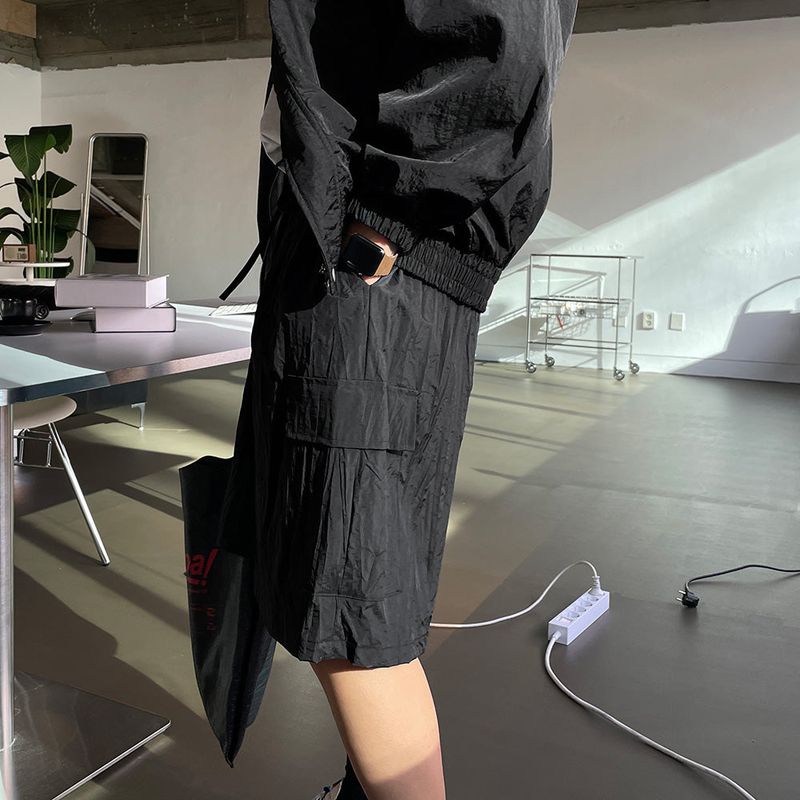 ASCLO Wrinkle Bermuda Pants (3color)