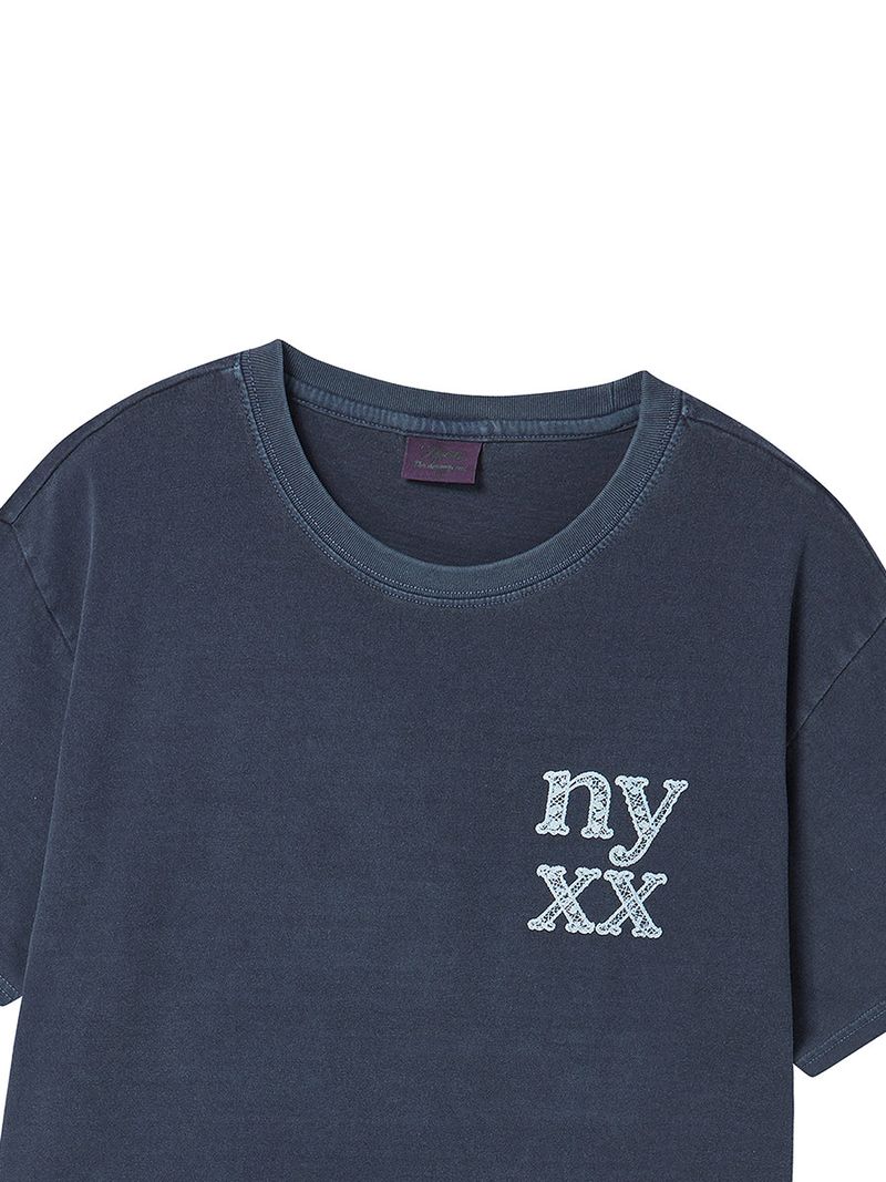 LACE LOGO TEE NAVY