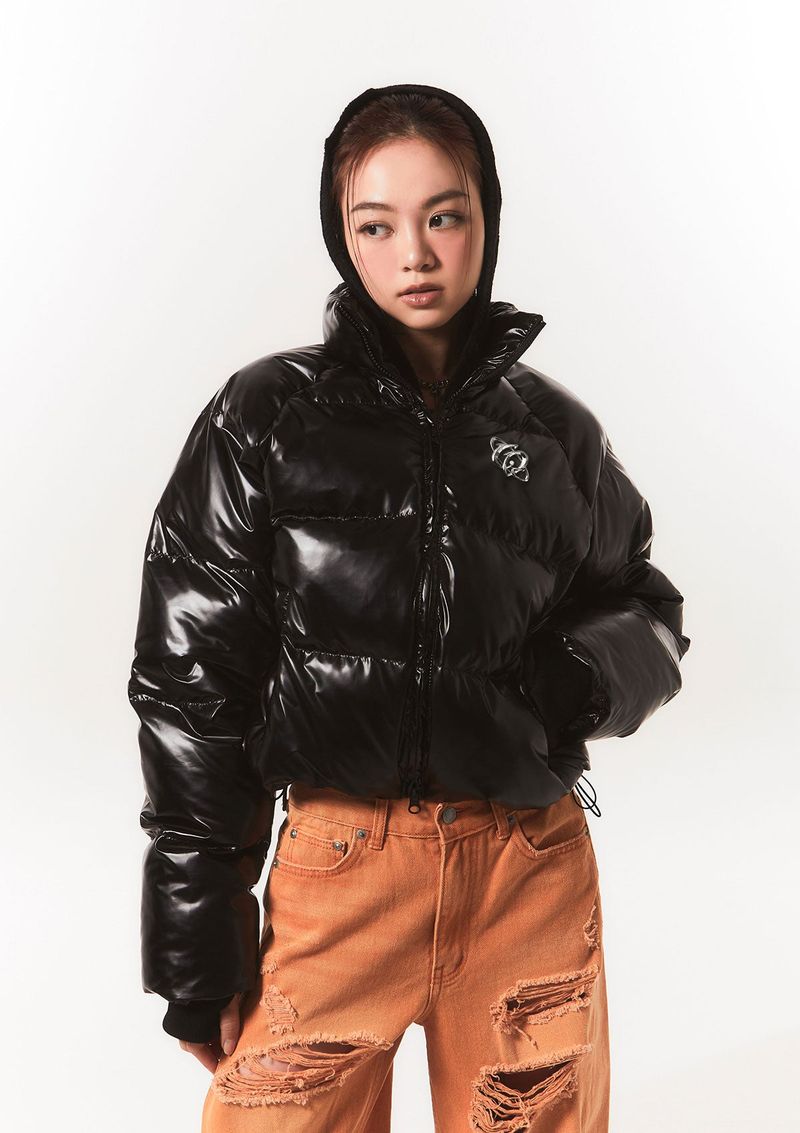 high beam puffer jk - black