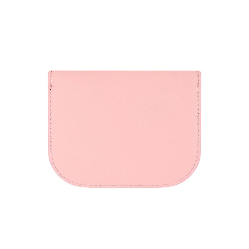 Golden Envelope Cow Leather Wallet ( Pink )
