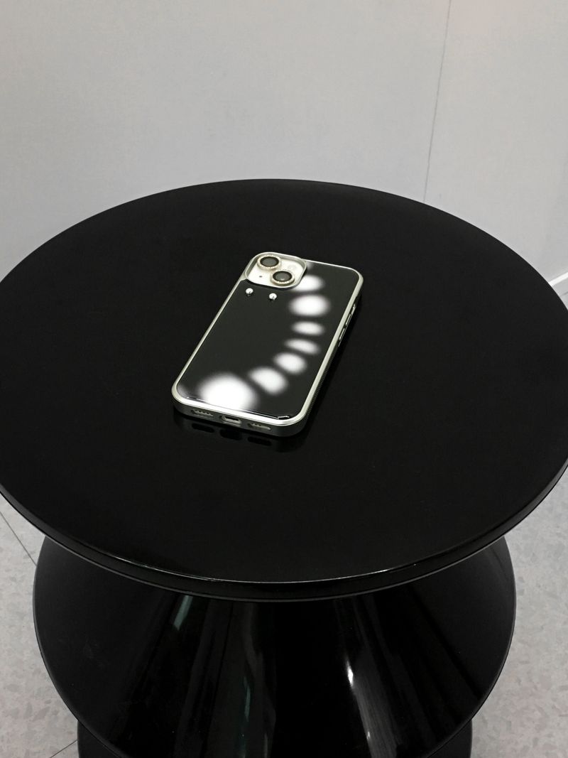 [MADE] PIERCING phone case_Black White