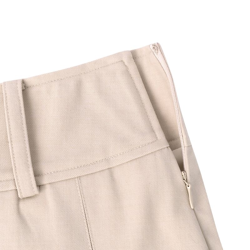 BASIC PLEATS SKIRT (BEIGE)