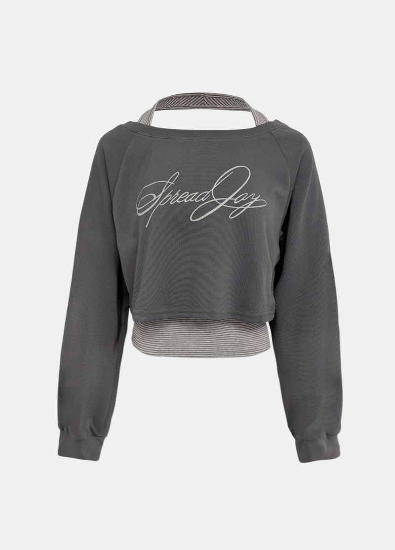 Spread Joy Layered Sweatshirt