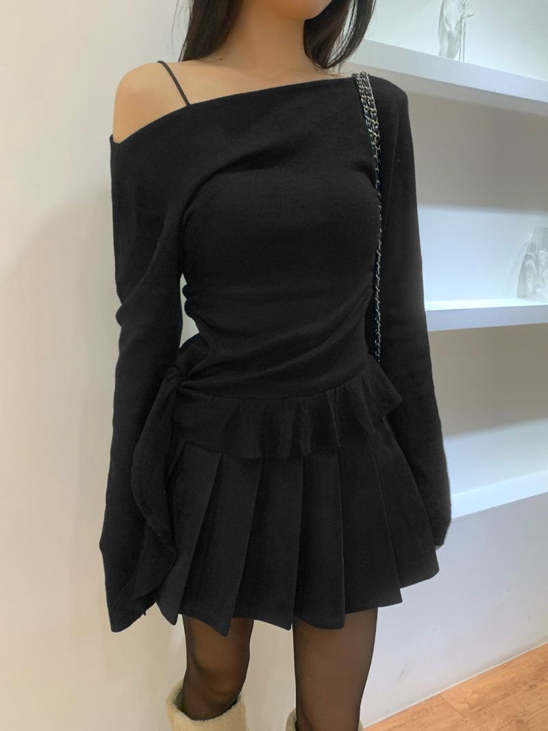 Sunday Pure Wool Pleated Mini SKirt