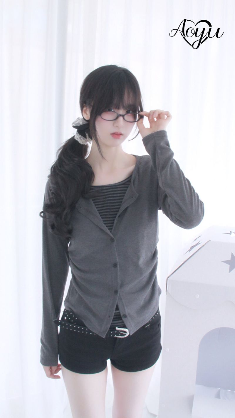 aoyu（アオユ）の「シャーリングレイヤード長袖Tシャツ（トップス）」