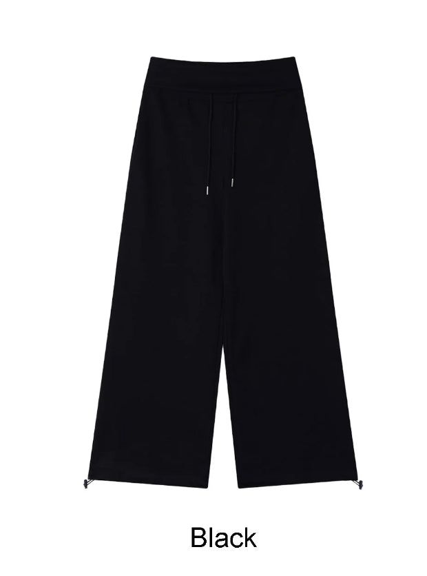 Aran Fold Waist Wide Pants