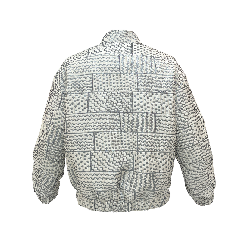 METALIC ANORAK IVORY