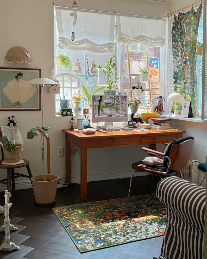Secret Garden fabric poster