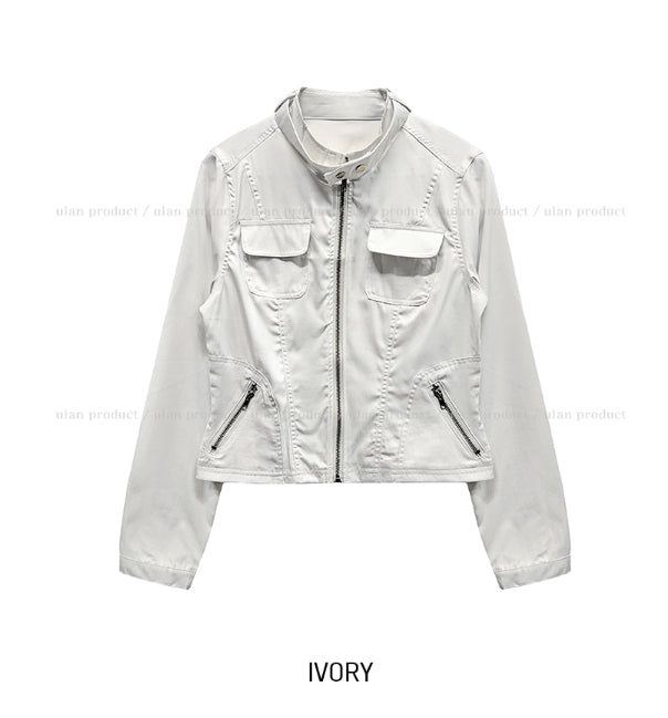 Turns Two-Pocket Biker Jacket