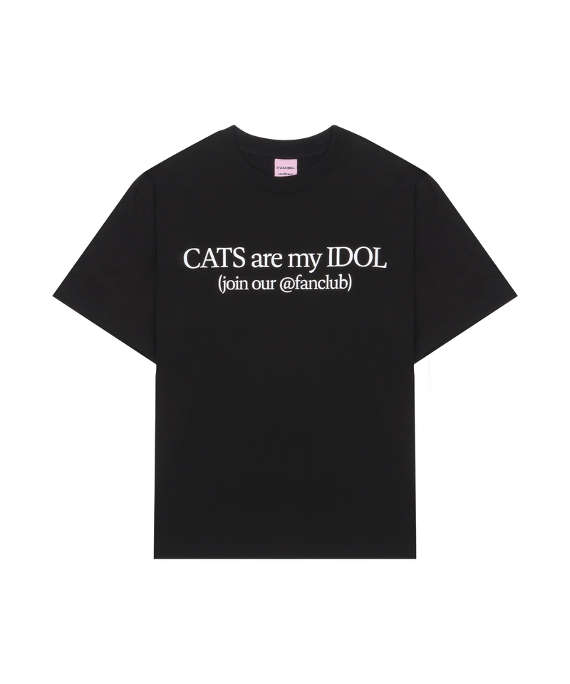 ITZAVIBE（イッザバイブ）の「CATS ARE MY IDOL_BLACK（Tops）」