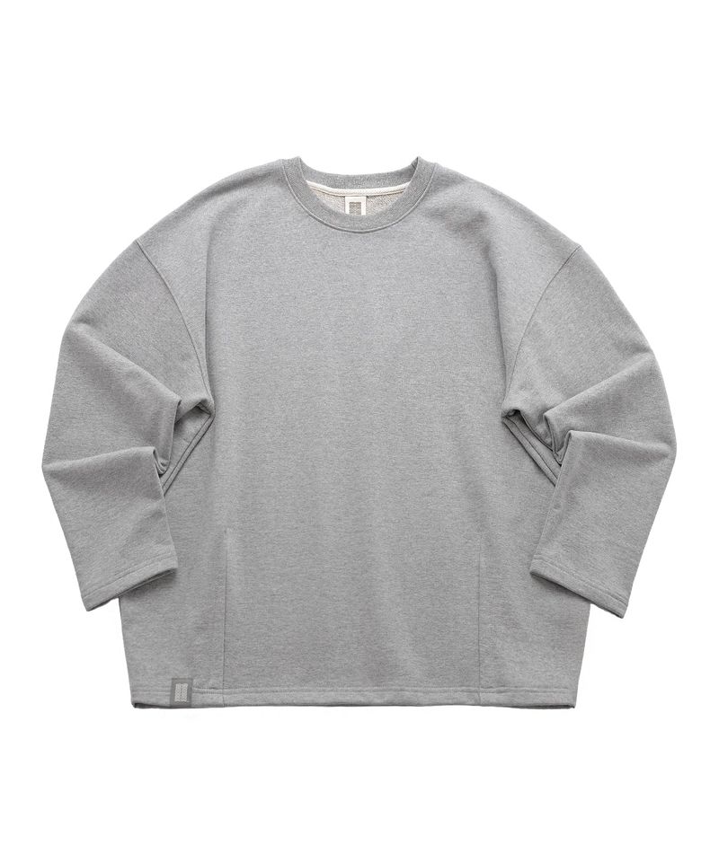 HEAVY-TERRY BALLOON SWEAT BOX TEE (Gray)
